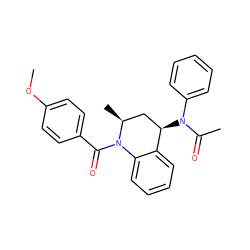 COc1ccc(C(=O)N2c3ccccc3[C@H](N(C(C)=O)c3ccccc3)C[C@@H]2C)cc1 ZINC000000869158