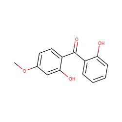 COc1ccc(C(=O)c2ccccc2O)c(O)c1 ZINC000000037293