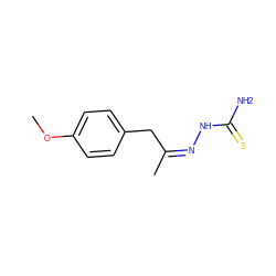 COc1ccc(C/C(C)=N\NC(N)=S)cc1 ZINC000029125023