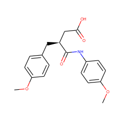 COc1ccc(C[C@@H](CC(=O)O)C(=O)Nc2ccc(OC)cc2)cc1 ZINC000004101462