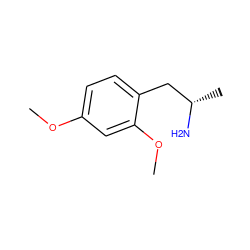 COc1ccc(C[C@H](C)N)c(OC)c1 ZINC000006021008