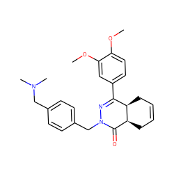 COc1ccc(C2=NN(Cc3ccc(CN(C)C)cc3)C(=O)[C@@H]3CC=CC[C@H]23)cc1OC ZINC000045350057