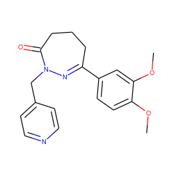 COc1ccc(C2=NN(Cc3ccncc3)C(=O)CCC2)cc1OC ZINC001772600503