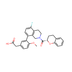 COc1ccc(CC(=O)O)cc1-c1ccc(F)c2c1CN(C(=O)[C@@H]1CCc3ccccc3O1)CC2 ZINC000144248302