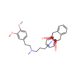 COc1ccc(CCN(C)CCCN2C(=O)[C@H]3C4c5ccccc5C(c5ccccc54)[C@H]3C2=O)cc1OC ZINC000013687247