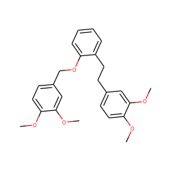 COc1ccc(CCc2ccccc2OCc2ccc(OC)c(OC)c2)cc1OC ZINC000169311009
