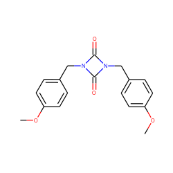 COc1ccc(CN2C(=O)N(Cc3ccc(OC)cc3)C2=O)cc1 ZINC000029412244