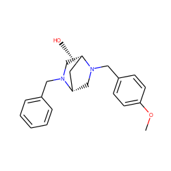 COc1ccc(CN2C[C@H]3CC[C@@H](O)[C@@H]2CN3Cc2ccccc2)cc1 ZINC000028825428