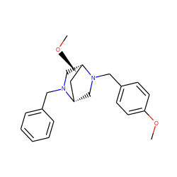 COc1ccc(CN2C[C@H]3CC[C@H](OC)[C@@H]2CN3Cc2ccccc2)cc1 ZINC000028825436