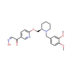 COc1ccc(CN2CCCC[C@@H]2COc2ccc(C(=O)/C=N\O)cn2)cc1OC ZINC000146100608