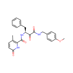 COc1ccc(CNC(=O)C(=O)[C@H](Cc2ccccc2)NC(=O)c2[nH]c(=O)ccc2C)cc1 ZINC000040950812