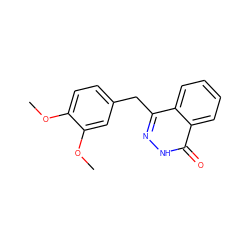 COc1ccc(Cc2n[nH]c(=O)c3ccccc23)cc1OC ZINC000008762793