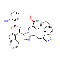 COc1ccc(Cn2c(CCc3c[nH]c4ccccc34)nnc2[C@H](NC(=O)c2ccccc2N)c2c[nH]c3ccccc23)c(OC)c1 ZINC000028973207