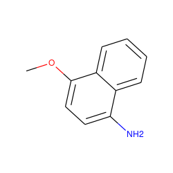 COc1ccc(N)c2ccccc12 ZINC000011919966