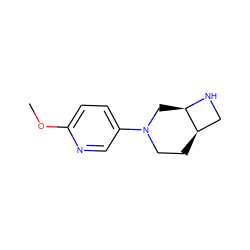 COc1ccc(N2CC[C@@H]3CN[C@@H]3C2)cn1 ZINC000035080256