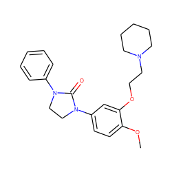 COc1ccc(N2CCN(c3ccccc3)C2=O)cc1OCCN1CCCCC1 ZINC000028527845