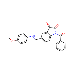 COc1ccc(NCc2ccc3c(c2)C(=O)C(=O)N3C(=O)c2ccccc2)cc1 ZINC001772634233