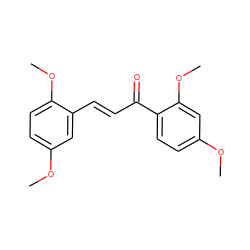 COc1ccc(OC)c(/C=C/C(=O)c2ccc(OC)cc2OC)c1 ZINC000004010087