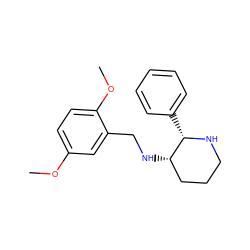 COc1ccc(OC)c(CN[C@H]2CCCN[C@H]2c2ccccc2)c1 ZINC000026716049