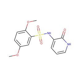 COc1ccc(OC)c(S(=O)(=O)Nc2ccc[nH]c2=O)c1 ZINC000004386140