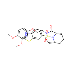 COc1ccc(OCCN2CC[C@H]3CCC[C@@H](C2=O)N3S(=O)(=O)c2ccc3ncsc3c2)cc1OC ZINC000095602905