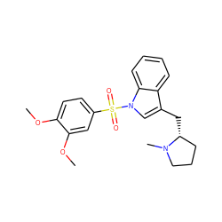 COc1ccc(S(=O)(=O)n2cc(C[C@@H]3CCCN3C)c3ccccc32)cc1OC ZINC000028525791