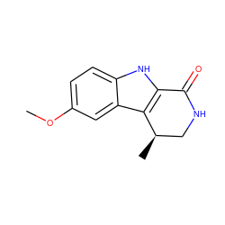 COc1ccc2[nH]c3c(c2c1)[C@H](C)CNC3=O ZINC000028901738