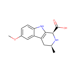 COc1ccc2[nH]c3c(c2c1)C[C@H](C)N[C@@H]3C(=O)O ZINC000028948161