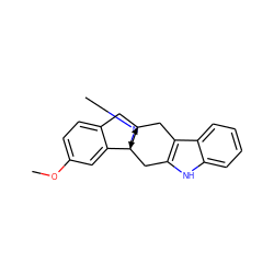 COc1ccc2c(c1)[C@]13CCN(C)C[C@@]1(C2)Cc1c([nH]c2ccccc12)C3 ZINC000043063747