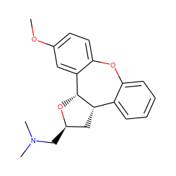 COc1ccc2c(c1)[C@H]1O[C@H](CN(C)C)C[C@H]1c1ccccc1O2 ZINC000028524465