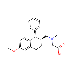 COc1ccc2c(c1)CC[C@H](CN(C)CC(=O)O)[C@@H]2c1ccccc1 ZINC000034640491