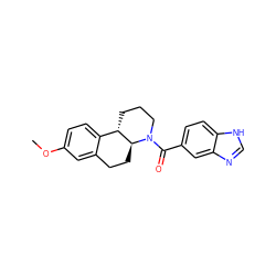 COc1ccc2c(c1)CC[C@H]1[C@H]2CCCN1C(=O)c1ccc2[nH]cnc2c1 ZINC000117435844