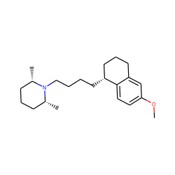 COc1ccc2c(c1)CCC[C@H]2CCCCN1[C@@H](C)CCC[C@H]1C ZINC000095602616