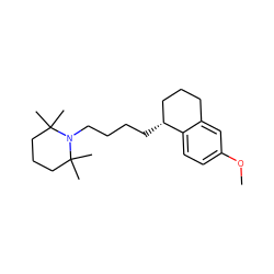 COc1ccc2c(c1)CCC[C@H]2CCCCN1C(C)(C)CCCC1(C)C ZINC000095601866