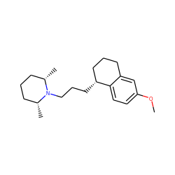 COc1ccc2c(c1)CCC[C@H]2CCCN1[C@@H](C)CCC[C@H]1C ZINC000095598691