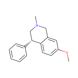 COc1ccc2c(c1)CN(C)C[C@H]2c1ccccc1 ZINC000095558491