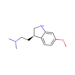 COc1ccc2c(c1)NC[C@@H]2CCN(C)C ZINC000027518986