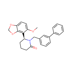 COc1ccc2c(c1[C@@H]1CCCC(=O)N1Cc1cccc(-c3ccccc3)c1)OCO2 ZINC000167777899