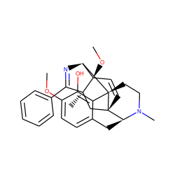 COc1ccc2c(c1O)[C@@]13CCN(C)[C@@H](C2)[C@@]12C=C[C@@]1(OC)[C@H]3N=C(c3ccccc3)[C@]1(C)C2 ZINC000169721547