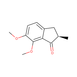 COc1ccc2c(c1OC)C(=O)[C@H](C)C2 ZINC000027654580