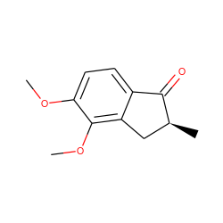 COc1ccc2c(c1OC)C[C@H](C)C2=O ZINC000021989874