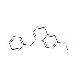 COc1ccc2c(ccc[n+]2Cc2ccccc2)c1 ZINC000006018907