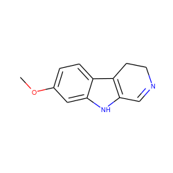 COc1ccc2c3c([nH]c2c1)C=NCC3 ZINC000000011835