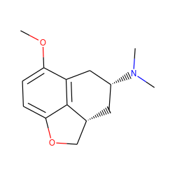 COc1ccc2c3c1C[C@H](N(C)C)C[C@@H]3CO2 ZINC000013779776