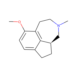 COc1ccc2c3c1CCN(C)C[C@H]3CC2 ZINC000027719916