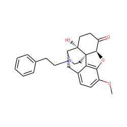 COc1ccc2c3c1O[C@@H]1C(=O)CC[C@]4(O)[C@@H](C2)N(CCc2ccccc2)CC[C@@]314 ZINC000473114320