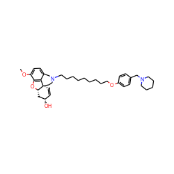 COc1ccc2c3c1O[C@H]1C[C@@H](O)C=C[C@@]31CCN(CCCCCCCCCOc1ccc(CN3CCCCC3)cc1)C2 ZINC000044351769