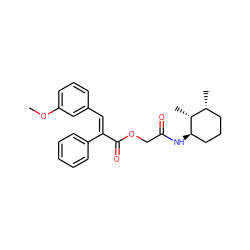 COc1cccc(/C=C(/C(=O)OCC(=O)N[C@@H]2CCC[C@@H](C)[C@H]2C)c2ccccc2)c1 ZINC000006052333