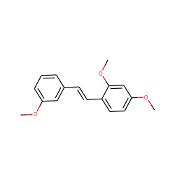 COc1cccc(/C=C/c2ccc(OC)cc2OC)c1 ZINC000169330249