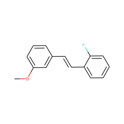COc1cccc(/C=C/c2ccccc2F)c1 ZINC001772608162